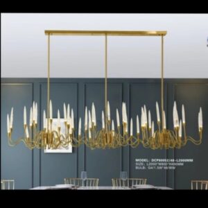 lampu gantung crystal modern minimalis panjang DCP-80052-48-2000