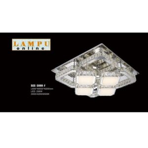 lampu plafon minimalis led crystal SCC-5999-F