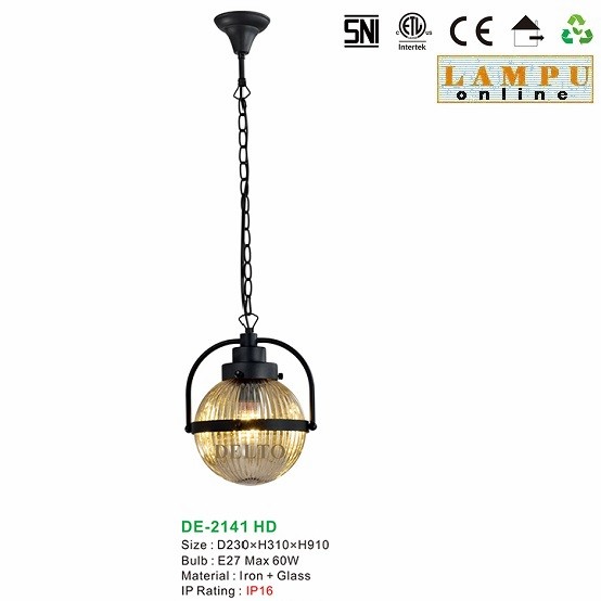 lampu gantung outdoor taman DE-2141-HD