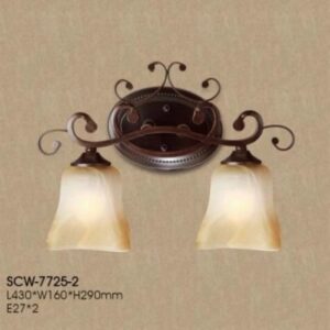 lampu dinding clasic vintage kaca SCW-7725-2