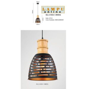 lampu gantung industrial retro vintage IDL-3-H033-1