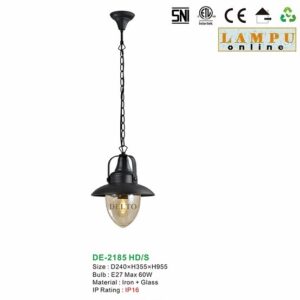 lampu gantung outdoor taman DE-2185-HD-S