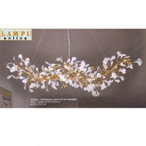lampu gantung panjang model daun DCP-80289-2000-700-450
