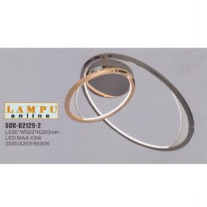 lampu hias plafon led linear SCC-D2129-2