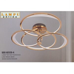 lampu hias plafon led linear SCC-D2129-4