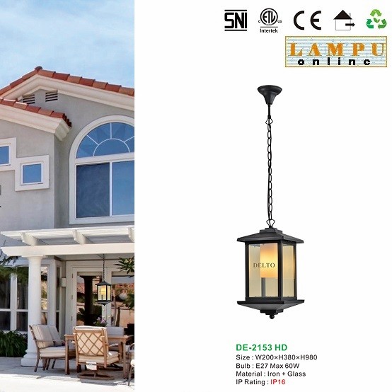 lampu gantung outdoor taman DE-2153-HD