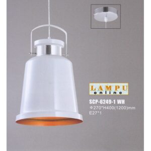 lampu gantung cafe industrial SCP-6249-1-WH