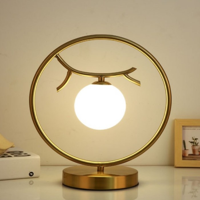 lampu meja lampu nakas bola kaca bulat DCT-10029