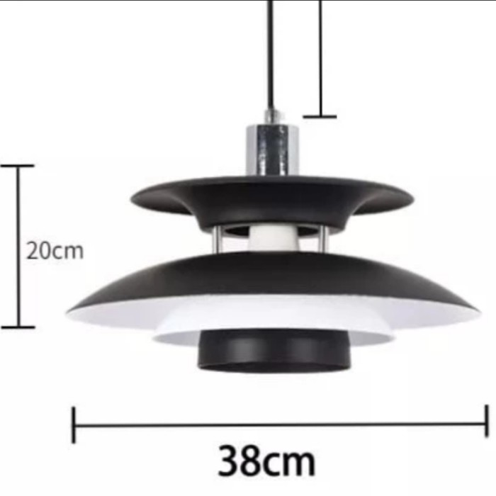 lampu gantung satuan louis poulsen vintage retro DCP- 80135-380 - Image 2