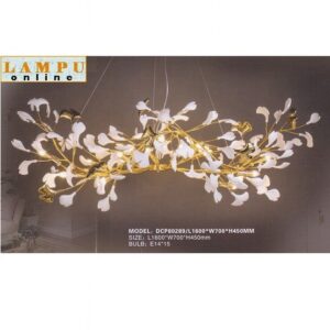 lampu gantung panjang model daun DCP-80289-1600-700-450
