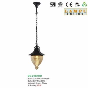 lampu gantung outdoor taman DE-2162-HD