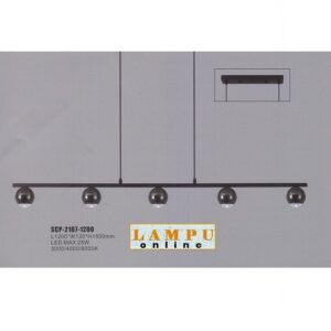 lampu gantung plafon minimalis spot led SCP-2107-1200