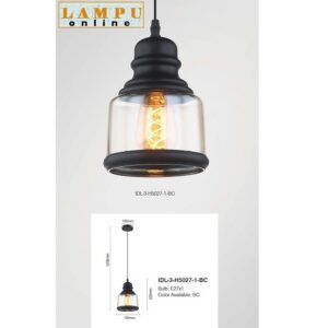 lampu gantung vintage retro IDL-3-H5027-1-BC
