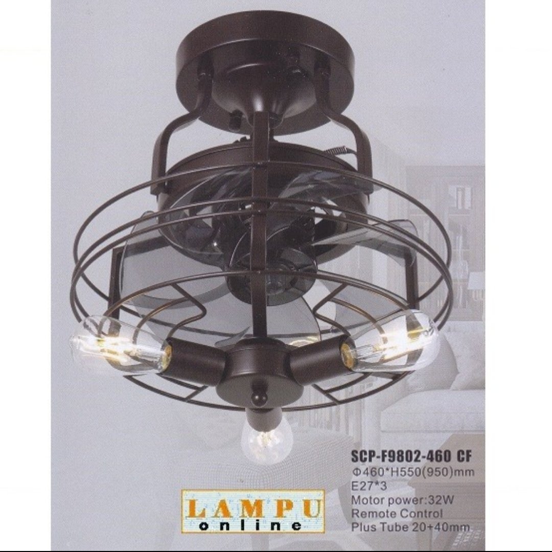 lampu kipas ceiling fan SCP-F9802-460 - Image 3